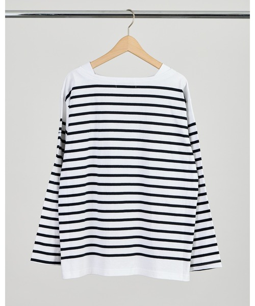 MONT KEMMEL(モンケメル)の「【 MONTKEMMEL / モンケメル 】バスクボーダー ロングスリーブTシャツ(Tシャツ/カットソー・レディース・ブラック/ブルー/オレンジ/ホワイト・38/36/40)」の12枚目の写真