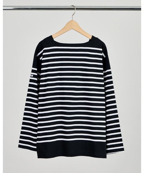 MONT KEMMEL(モンケメル)の「【 MONTKEMMEL / モンケメル 】バスクボーダー ロングスリーブTシャツ(Tシャツ/カットソー・レディース・ブラック/ブルー/オレンジ/ホワイト・38/36/40)」の11枚目の写真