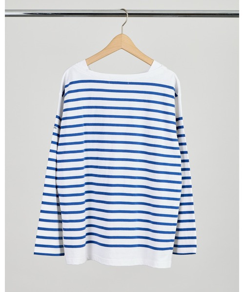 MONT KEMMEL(モンケメル)の「【 MONTKEMMEL / モンケメル 】バスクボーダー ロングスリーブTシャツ(Tシャツ/カットソー・レディース・ブラック/ブルー/オレンジ/ホワイト・38/36/40)」の10枚目の写真