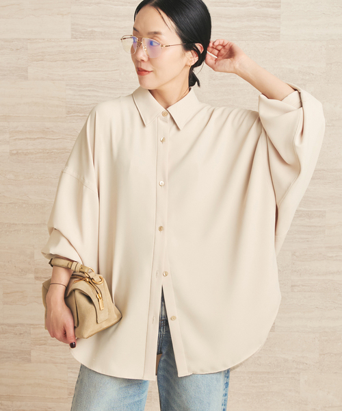 Dolman Wrap シャツ（シャツ/ブラウス）｜Plage（プラージュ）の
