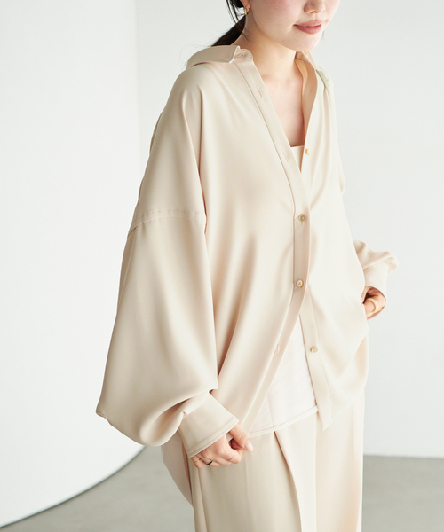 Dolman Wrap シャツ（シャツ/ブラウス）｜Plage（プラージュ）の
