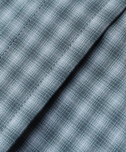 Name.（ネーム）の「Name./ネーム T/R CHECK REGULAR SHIRT（シャツ/ブラウス・メンズ・グレー/ネイビー・1）」の5枚目の写真