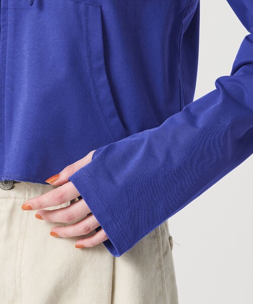 BEAUTY&YOUTH UNITED ARROWS(ビューティーアンドユースユナイテッドアローズ)の「【WEB限定 Wardrobe DAILY MINIMAL】フードジップパーカー UVカット 接触冷感 ウォッシャブル(パーカー・レディース・ブラック/ホワイト/ロイヤルブルー・FREE)」の19枚目の写真