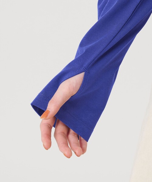 BEAUTY&YOUTH UNITED ARROWS(ビューティーアンドユースユナイテッドアローズ)の「【WEB限定 Wardrobe DAILY MINIMAL】フードジップパーカー UVカット 接触冷感 ウォッシャブル(パーカー・レディース・ブラック/ホワイト/ロイヤルブルー・FREE)」の22枚目の写真