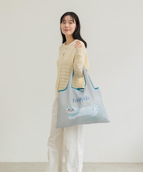 BACKYARD FAMILY(バックヤードファミリー)の「fika lycka 2wayショッピングバッグ(クラッチバッグ・レディース・イエロー系/ブルー系/ピンク/グレー/ブルー/グレー系その他・FREE)」の7枚目の写真