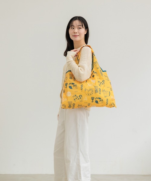 BACKYARD FAMILY(バックヤードファミリー)の「fika lycka 2wayショッピングバッグ(クラッチバッグ・レディース・イエロー系/ブルー系/ピンク/グレー/ブルー/グレー系その他・FREE)」の22枚目の写真