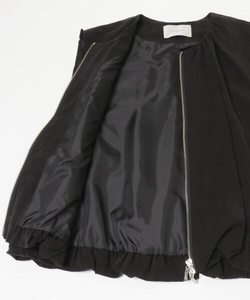 URBAN RESEARCH ROSSO WOMEN（アーバンリサーチ　ロッソ）の「CHIGNON　ダブルジップバルーンジレ（ダウンベスト・レディース・ベージュ/アイボリー/ブラック・FREE）」の13枚目の写真