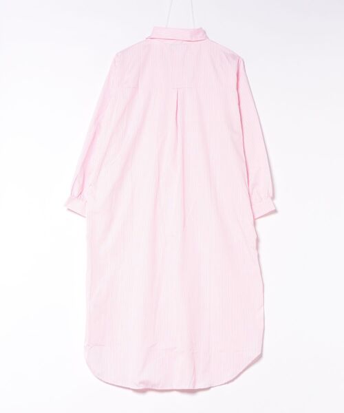 Ritzy(リッツィー)の「オーバーサイズストライプシャツワンピース レディース 2色展開(シャツ/ブラウス・レディース・ピンク/ブルー・L/M)」の6枚目の写真