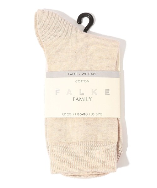FALKE(ファルケ)の「FALKE FAMILY コットンナイロンソックス(ソックス/靴下・レディース・チャコールグレー/ホワイト/ライトグレー/ライトベージュ・FREE)」の4枚目の写真
