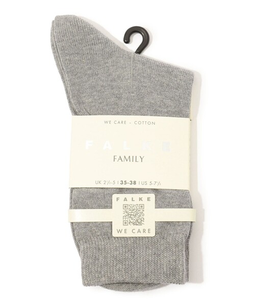 FALKE(ファルケ)の「FALKE FAMILY コットンナイロンソックス(ソックス/靴下・レディース・チャコールグレー/ホワイト/ライトグレー/ライトベージュ・FREE)」の5枚目の写真
