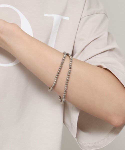 grace grace （グラスグラス）の「【grace grace/グラスグラス】メタボールショートネックレス（ネックレス・レディース・シルバー・FREE）」の3枚目の写真