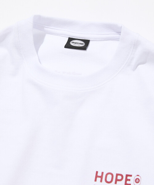 FREAK'S STORE(フリークスストア)の「限定展開 ホープ軒本舗×FREAK'S STORE 別注 ビッグシルエット バックプリント クルーネックTシャツ(Tシャツ/カットソー・メンズ・ブラック/ホワイト/イエロー/ネイビー・LARGE/SMALL/MEDIUM)」の12枚目の写真