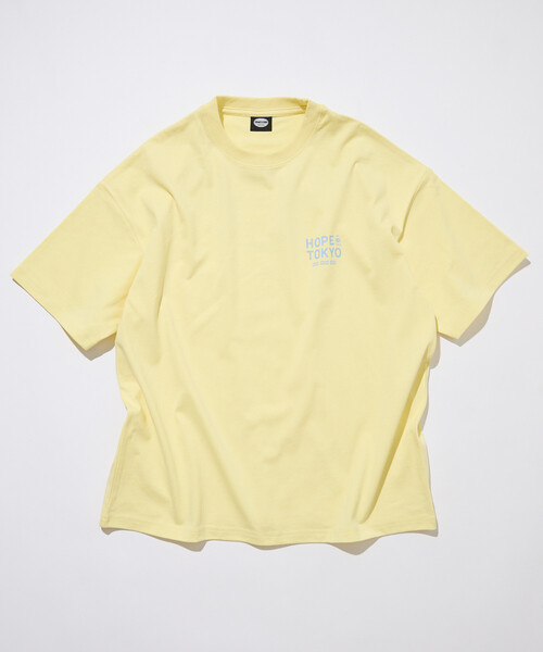 FREAK'S STORE(フリークスストア)の「限定展開 ホープ軒本舗×FREAK'S STORE 別注 ビッグシルエット バックプリント クルーネックTシャツ(Tシャツ/カットソー・メンズ・ブラック/ホワイト/イエロー/ネイビー・LARGE/SMALL/MEDIUM)」の16枚目の写真