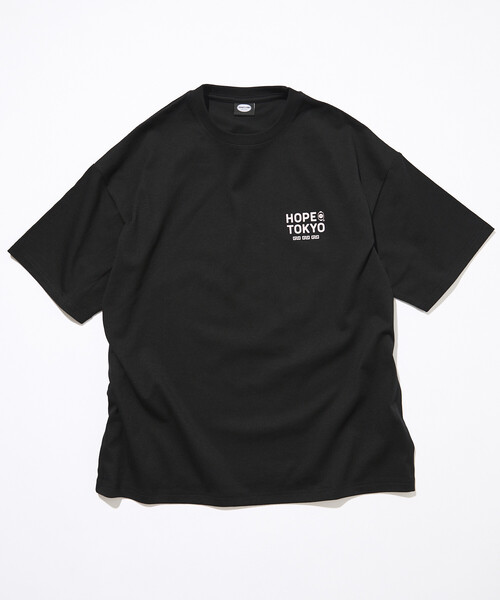FREAK'S STORE(フリークスストア)の「限定展開 ホープ軒本舗×FREAK'S STORE 別注 ビッグシルエット バックプリント クルーネックTシャツ(Tシャツ/カットソー・メンズ・ブラック/ホワイト/イエロー/ネイビー・LARGE/SMALL/MEDIUM)」の20枚目の写真