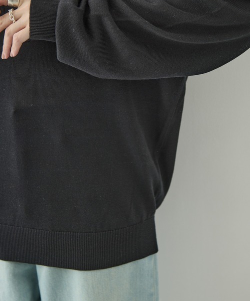 TODAYFUL（トゥデイフル）の「[TODAYFUL/トゥデイフル]Silky Skipper Knit（ニット/セーター・レディース・ホワイト/ブラック・FREE）」の19枚目の写真