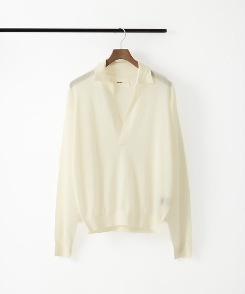 TODAYFUL（トゥデイフル）の「[TODAYFUL/トゥデイフル]Silky Skipper Knit（ニット/セーター・レディース・ホワイト/ブラック・FREE）」の21枚目の写真