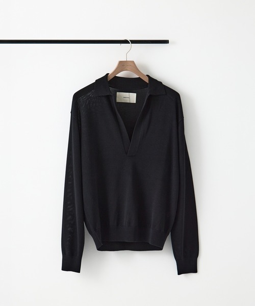 TODAYFUL（トゥデイフル）の「[TODAYFUL/トゥデイフル]Silky Skipper Knit（ニット/セーター・レディース・ホワイト/ブラック・FREE）」の22枚目の写真