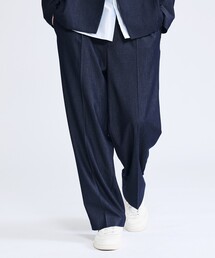 ABAHOUSE | 【セットアップ対応】デニムライクツイル ワイド イージーパンツ(その他パンツ)