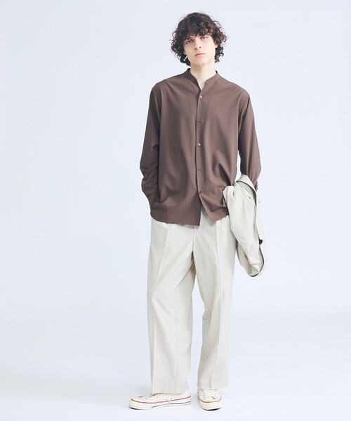 ABAHOUSE（アバハウス）の「【セットアップ対応】デニムライクツイル ワイド イージーパンツ（その他パンツ・メンズ・ブラック/ベージュ/インディゴブルー・46/48）」の4枚目の写真