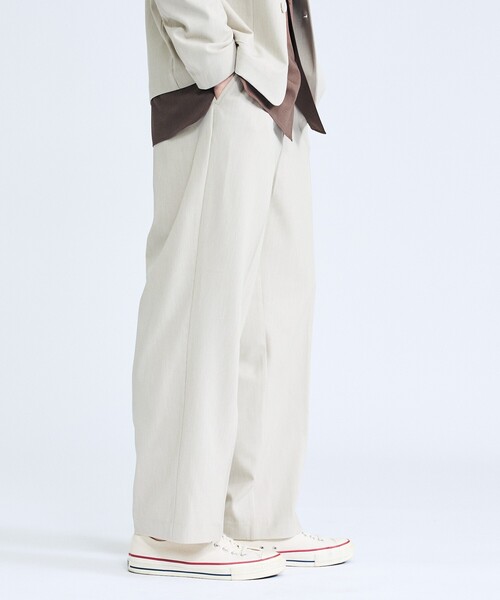 ABAHOUSE（アバハウス）の「【セットアップ対応】デニムライクツイル ワイド イージーパンツ（その他パンツ・メンズ・ブラック/ベージュ/インディゴブルー・46/48）」の14枚目の写真