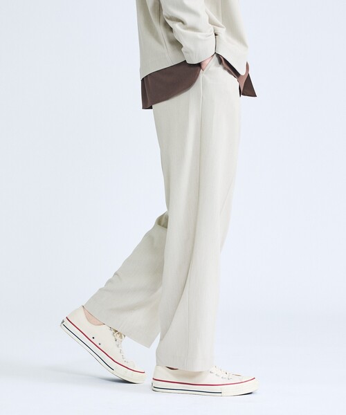 ABAHOUSE（アバハウス）の「【セットアップ対応】デニムライクツイル ワイド イージーパンツ（その他パンツ・メンズ・ブラック/ベージュ/インディゴブルー・46/48）」の15枚目の写真