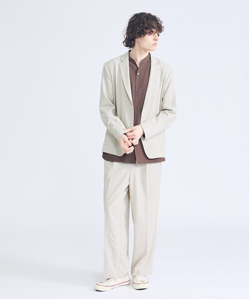 ABAHOUSE（アバハウス）の「【セットアップ対応】デニムライクツイル ワイド イージーパンツ（その他パンツ・メンズ・ブラック/ベージュ/インディゴブルー・46/48）」の18枚目の写真