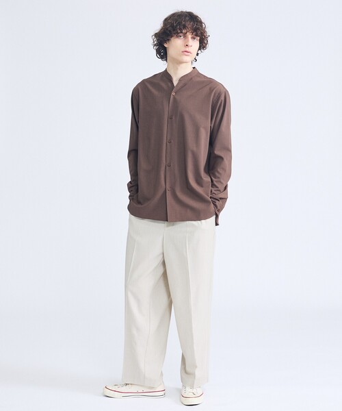 ABAHOUSE（アバハウス）の「【セットアップ対応】デニムライクツイル ワイド イージーパンツ（その他パンツ・メンズ・ブラック/ベージュ/インディゴブルー・46/48）」の21枚目の写真