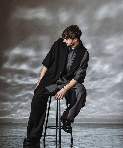 NO ID.(ノーアイディ)の「【NO ID.】Changing Tuck Trousers / チェンジング タック トラウザーズ(その他パンツ・メンズ・グレー/その他23/ブラック・2/1)」の17枚目の写真