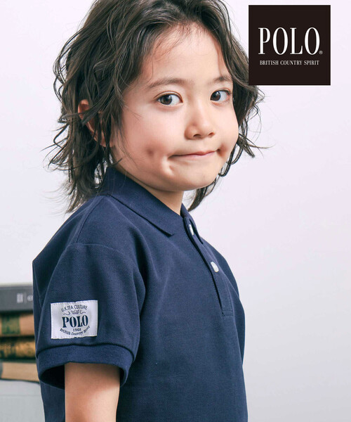 SLAP SLIP(スラップスリップ)の「【POLO BCS(ポロ・ビーシーエス)×SLAP SLIPコラボ】無地&ボーダー柄半袖ポロシャツ(80~130cm)(ポロシャツ・キッズ・ホワイト系その他/ネイビー・130cm/120cm/100cm/110cm/90cm/80cm)」の5枚目の写真