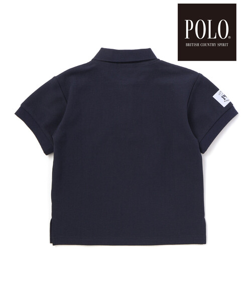 SLAP SLIP(スラップスリップ)の「【POLO BCS(ポロ・ビーシーエス)×SLAP SLIPコラボ】無地&ボーダー柄半袖ポロシャツ(80~130cm)(ポロシャツ・キッズ・ホワイト系その他/ネイビー・130cm/120cm/100cm/110cm/90cm/80cm)」の9枚目の写真