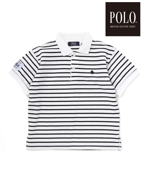 SLAP SLIP(スラップスリップ)の「【POLO BCS(ポロ・ビーシーエス)×SLAP SLIPコラボ】無地&ボーダー柄半袖ポロシャツ(80~130cm)(ポロシャツ・キッズ・ホワイト系その他/ネイビー・130cm/120cm/100cm/110cm/90cm/80cm)」の17枚目の写真