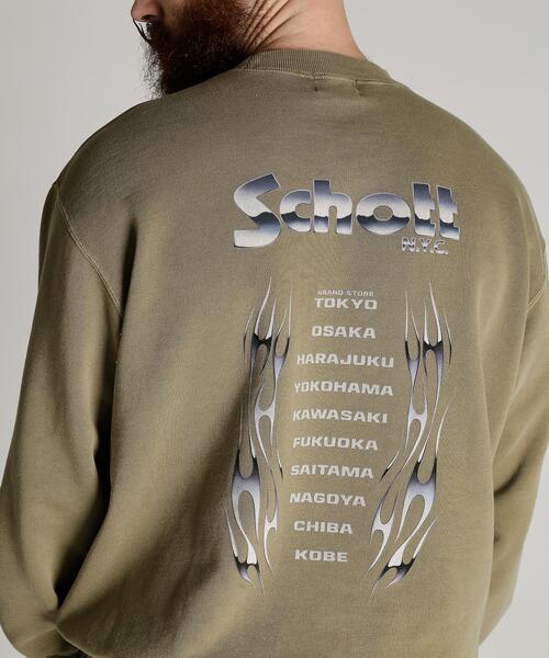 Schott(ショット)の「Schott/ショット/STORE LOCATION SWEAT/ストアロケーション スウェット(スウェット・メンズ・ブラウン/ブラック・M/L/XL/2XL)」の1枚目の写真