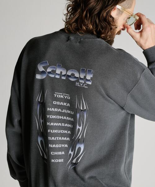Schott(ショット)の「Schott/ショット/STORE LOCATION SWEAT/ストアロケーション スウェット(スウェット・メンズ・ブラウン/ブラック・M/L/XL/2XL)」の19枚目の写真