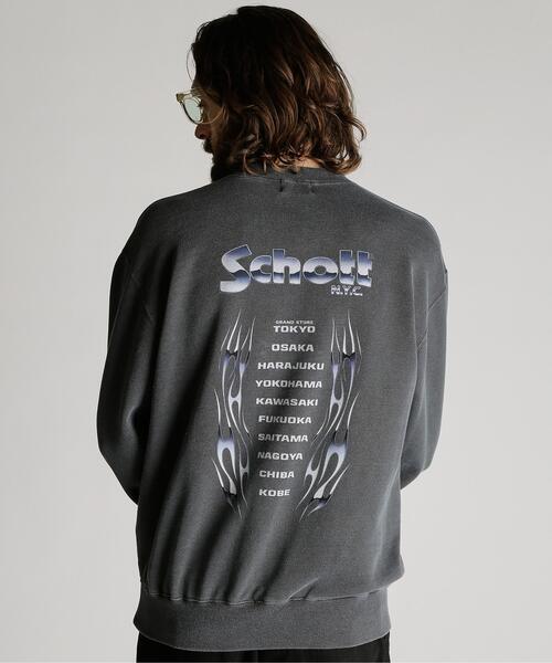 Schott(ショット)の「Schott/ショット/STORE LOCATION SWEAT/ストアロケーション スウェット(スウェット・メンズ・ブラウン/ブラック・M/L/XL/2XL)」の20枚目の写真
