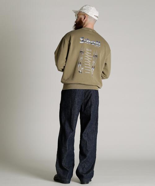 Schott(ショット)の「Schott/ショット/STORE LOCATION SWEAT/ストアロケーション スウェット(スウェット・メンズ・ブラウン/ブラック・M/L/XL/2XL)」の14枚目の写真