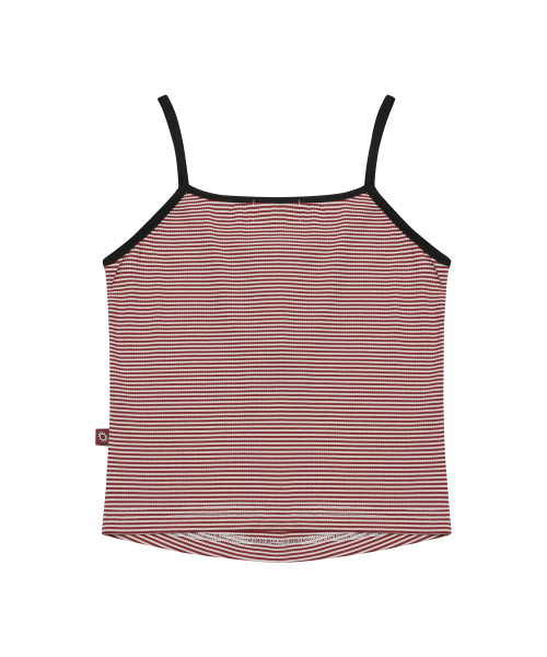 S'EST(エスイーエスティー)の「Star Stripe Sleeveless Wine(Tシャツ/カットソー・レディース・ワイン・SMALL)」の2枚目の写真