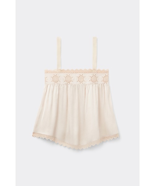 Intimissimi(インティミッシミ)の「Midsummer Dream ビスコースサテン トップ(キャミソール・レディース・ナチュラル/クリーム・S/M/L)」の4枚目の写真