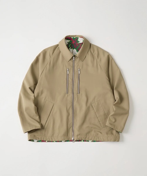 WHITE MOUNTAINEERING(ホワイトマウンテニアリング)の「【White Mountaineering/ホワイトマウンテニアリング】BOTANICAL PATTERN REVERSIBLE BLOUSON(ブルゾン・メンズ・ブラウン/ベージュ/ブラック・1)」の3枚目の写真