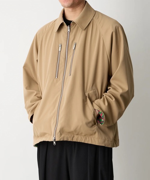 WHITE MOUNTAINEERING(ホワイトマウンテニアリング)の「【White Mountaineering/ホワイトマウンテニアリング】BOTANICAL PATTERN REVERSIBLE BLOUSON(ブルゾン・メンズ・ブラウン/ベージュ/ブラック・1)」の9枚目の写真