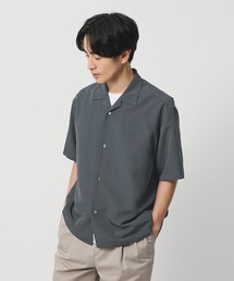 シルキータッチ ナロー オープンカラー シャツ FORM型