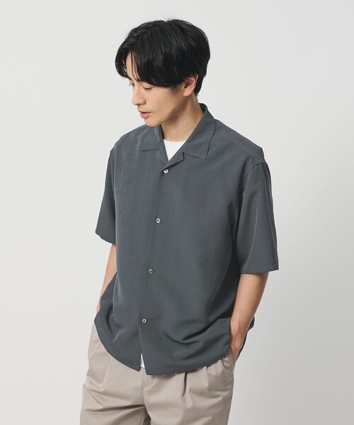 セール】シルキータッチ ナロー オープンカラー シャツ FORM型（シャツ