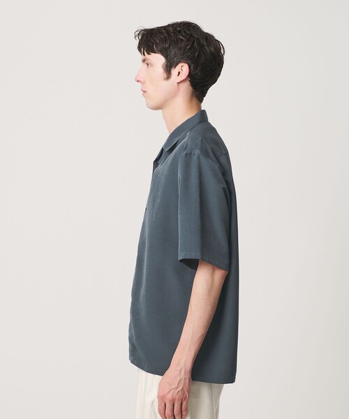 BEAUTY&YOUTH UNITED ARROWS(ビューティーアンドユースユナイテッドアローズ)の「シルキータッチ ナロー オープンカラー シャツ FORM型(シャツ/ブラウス・メンズ・オフホワイト/ダークグレー/ライム・XL/L/M/S)」の20枚目の写真
