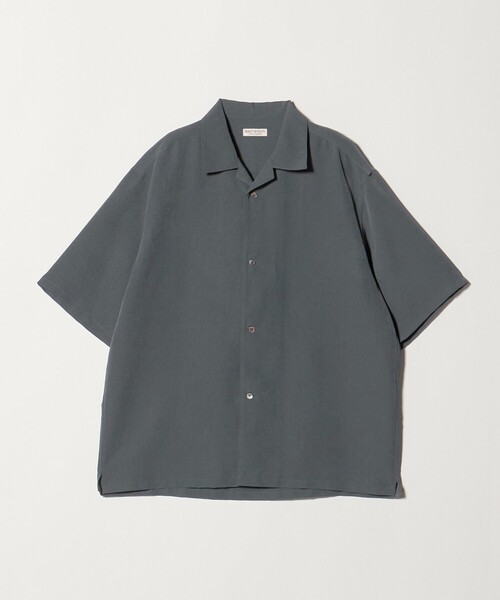 BEAUTY&YOUTH UNITED ARROWS(ビューティーアンドユースユナイテッドアローズ)の「シルキータッチ ナロー オープンカラー シャツ FORM型(シャツ/ブラウス・メンズ・オフホワイト/ダークグレー/ライム・XL/L/M/S)」の18枚目の写真