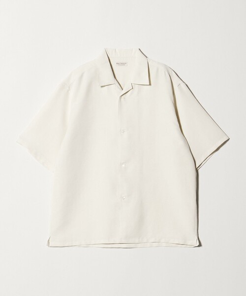 BEAUTY&YOUTH UNITED ARROWS(ビューティーアンドユースユナイテッドアローズ)の「シルキータッチ ナロー オープンカラー シャツ FORM型(シャツ/ブラウス・メンズ・オフホワイト/ダークグレー/ライム・XL/L/M/S)」の11枚目の写真