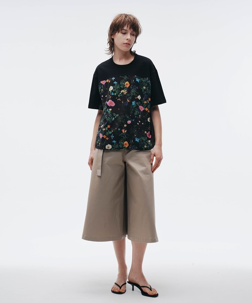NOISE MAKER(ノイズメーカー)の「ボタニカル切替シアープルオーバー【MADE IN JAPAN】(Tシャツ/カットソー・レディース・ホワイト/ブラック・FREE)」の11枚目の写真