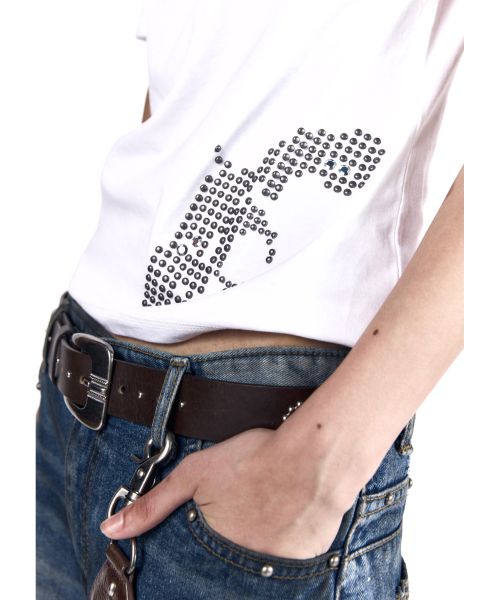 AAKAM(アーカム)の「Studded Pistol Half Top (White)(Tシャツ/カットソー・レディース・その他・1/2/3)」の8枚目の写真