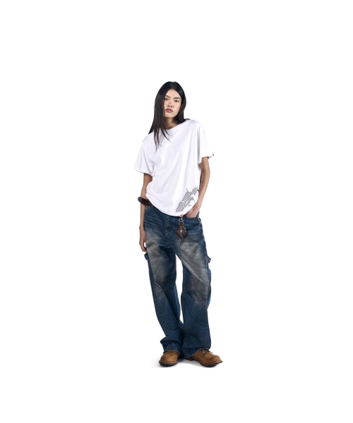 AAKAM(アーカム)の「Studded Pistol Half Top (White)(Tシャツ/カットソー・レディース・その他・1/2/3)」の11枚目の写真