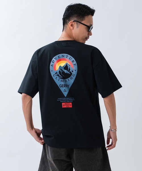 GERRY(ジェリー)の「【GERRY】別注 プリント 半袖Tシャツ(Tシャツ/カットソー・メンズ・ブラック系/グレー系1/ブラック系1/ホワイト/グレー系/ブラック系3/グレー系3/ホワイト系2/レッド系2/ホワイト系1/ホワイト系/カーキ/ブラック/ホワイト系3/ブラック系2/ブラック系4/ホワイト系6/ブラック系6/カーキ系4/カーキ系5/アイボリー系6/ダルブルー系7/ホワイト系7/ホワイト系4/ホワイト系5/ブラック系5/ブラック系7・X-LARGE/LARGE/MEDIUM/SMALL)」の17枚目の写真
