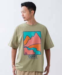 【GERRY】別注 プリント 半袖Tシャツ