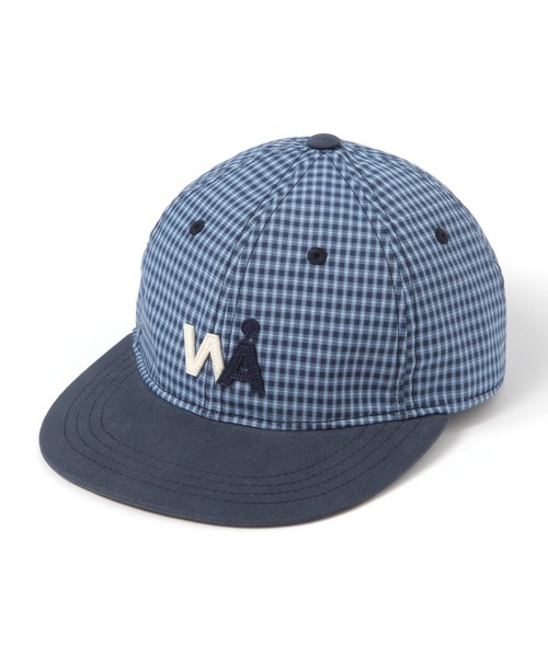 WaiKei(ワイケイ)の「【UNISEX】Wai Kei×ALAND/Aロゴチェックキャップ(キャップ・レディース・ネイビー・FREE)」の17枚目の写真